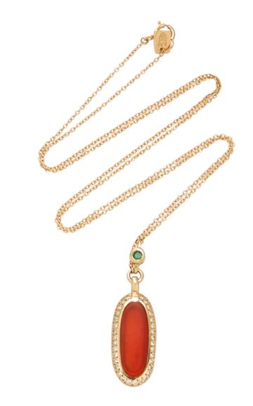 Moda Operandi Scosha 14k Gold And Multi-stone Necklace