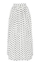 Mds Stripes M'o Exclusive Button-front Cotton Midi Skirt