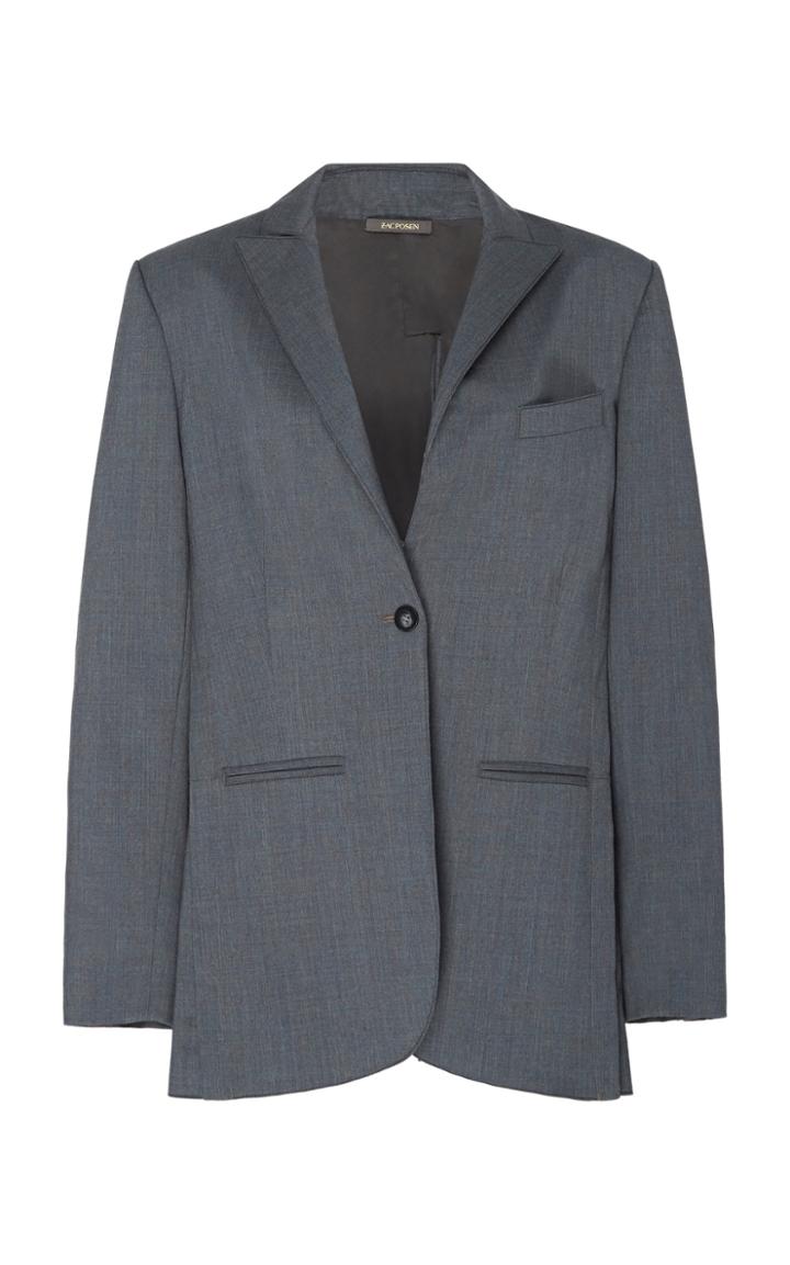 Moda Operandi Zac Posen Wool Blazer Size: 0
