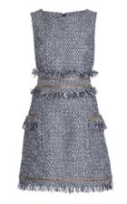 Ralph & Russo Cotton Tweed Mini Dress