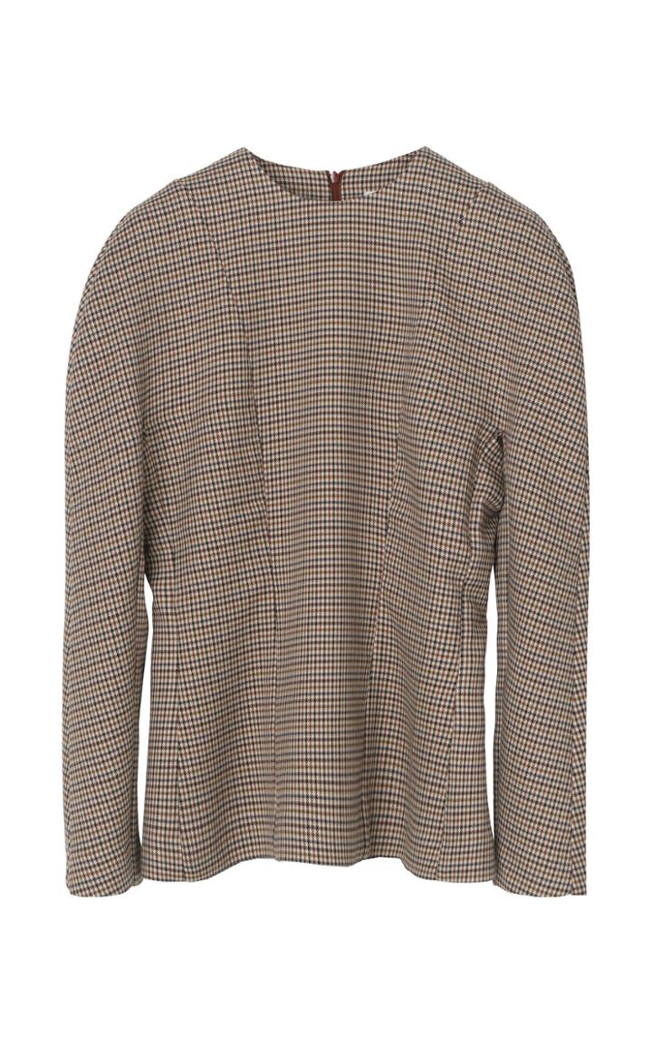 By Malene Birger Faika Checkered Top