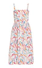 Hvn Laura Printed Silk Knee-length Dress