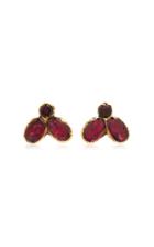 Vela One-of-a-kind Georgian Garnet Fly Studs