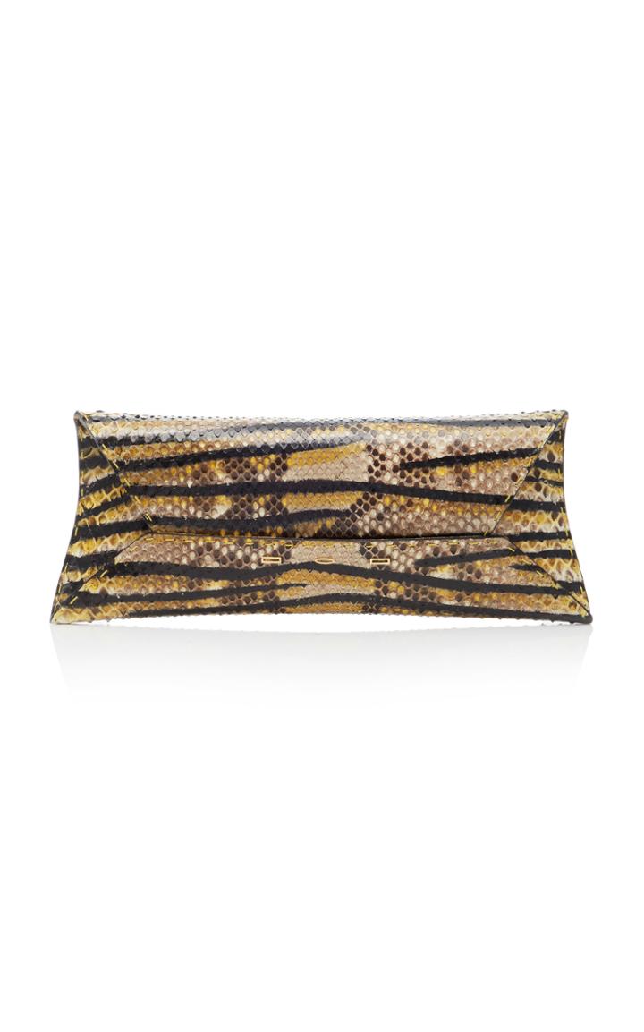 Vbh Wave Python Manila Stretch Clutch