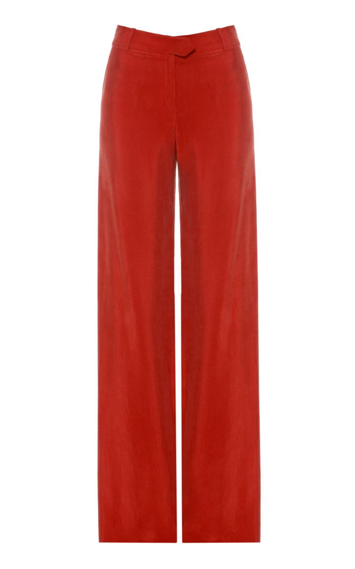 Moda Operandi Aleksandre Akhalkatsishvili Wide-leg Moir Recycled Cupro Pants