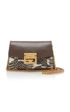 Givenchy Gv3 Nano Elaphe And Leather Shoulder Bag