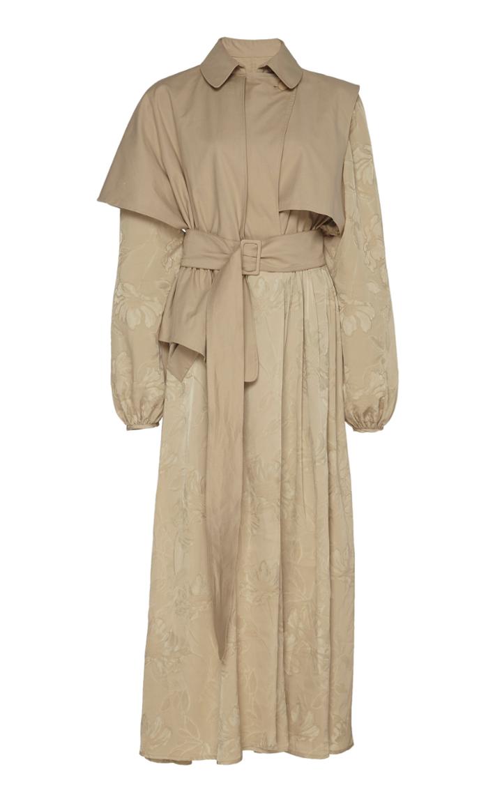 Moda Operandi Silvia Tcherassi Ceret Cotton-blend Trench Coat Size: S