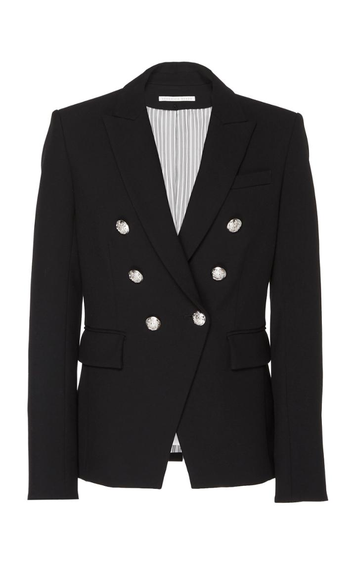 Veronica Beard Miller Dickey Double-breasted Blazer