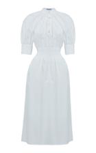 Moda Operandi Anna Quan Aurora Shirred Cotton Dress