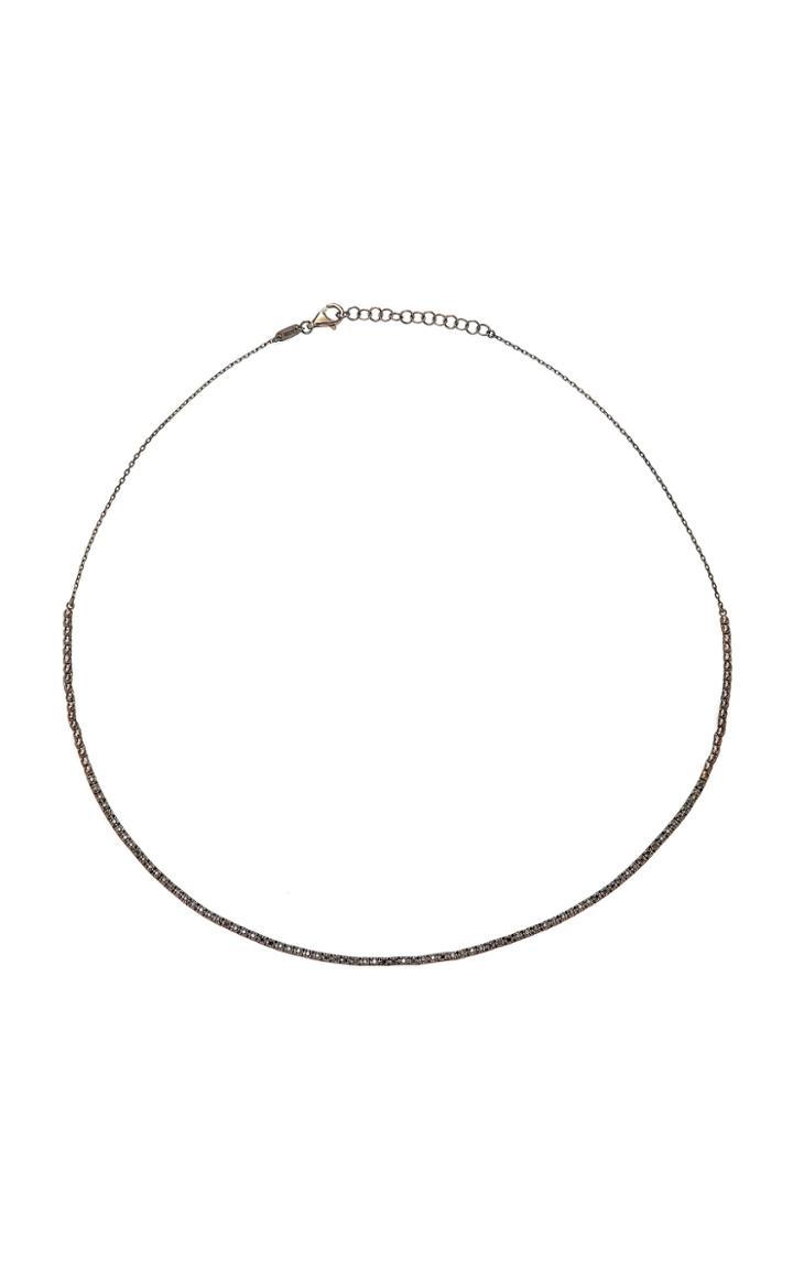 As29 Black Diamond Short Necklace