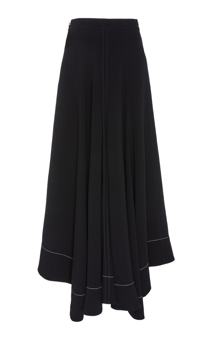 3.1 Phillip Lim Asymmetric-hem Crepe Midi Skirt
