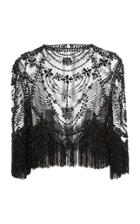 Naeem Khan Embellished Tulle Jacket