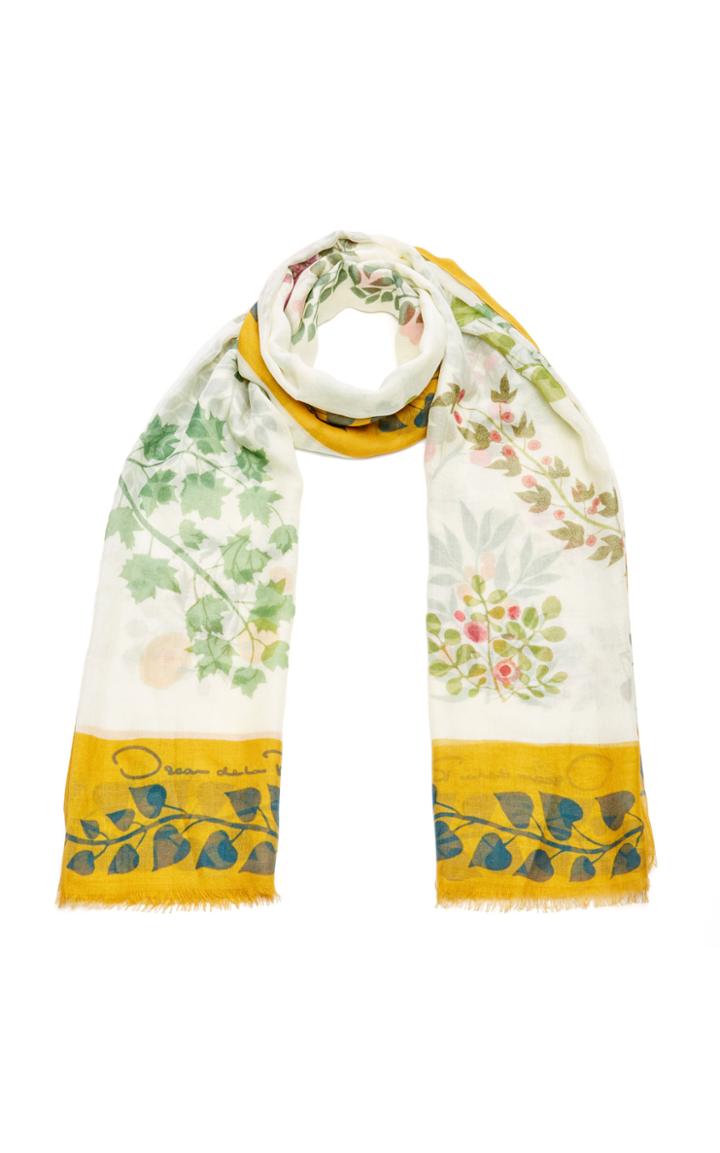 Oscar De La Renta Botanical Branches Scarf