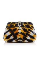 Proenza Schouler Tie Dye Velvet Frame Clutch