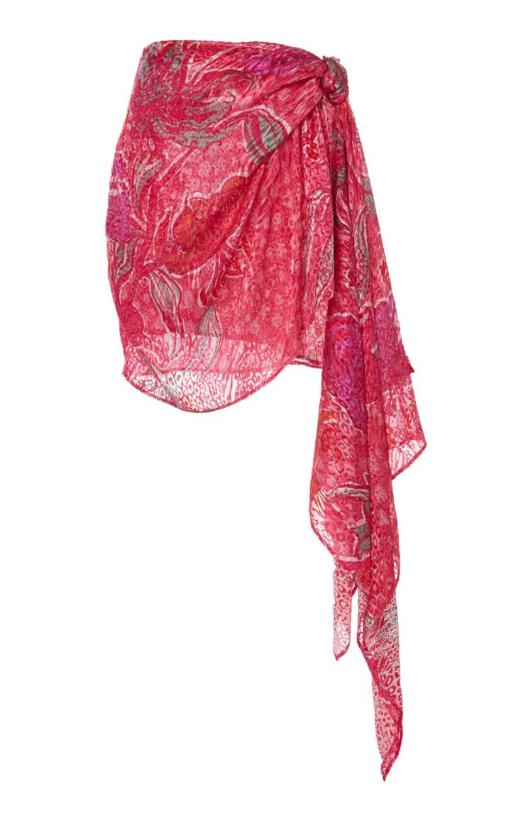 Dundas Lilly Devore Mini Skirt