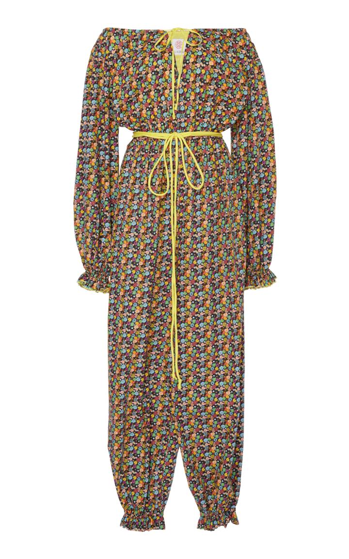 Gl Hrgel Flower Print Jumpsuit