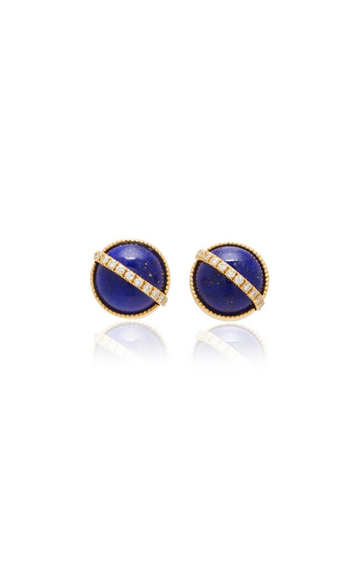 Jenny Dee Taygeta Earrings With Electra Spherical Ear Chain