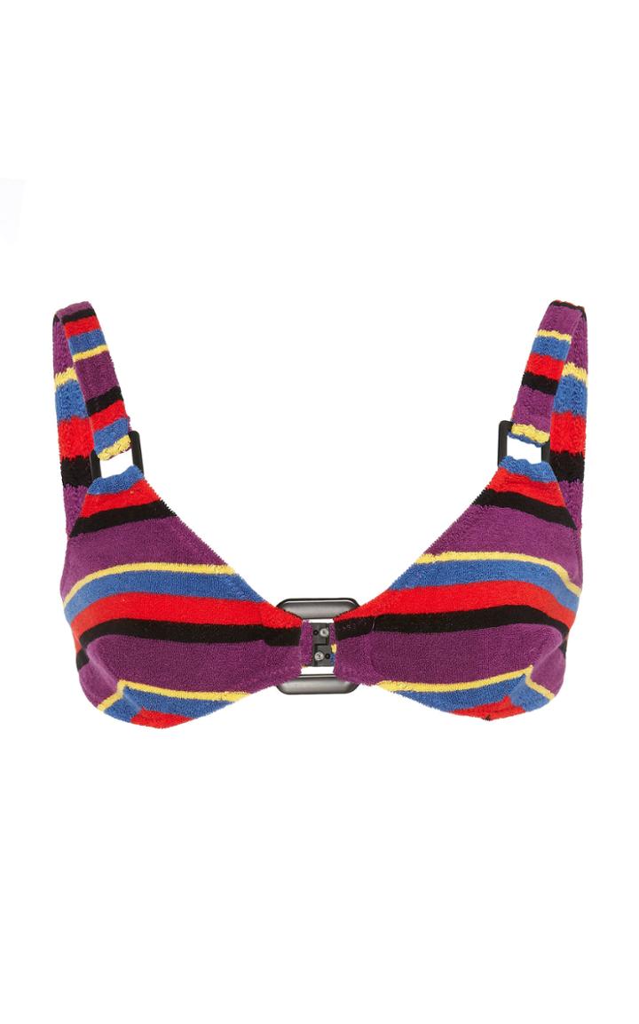 Solid & Striped Tilda Striped Terry Bikini Top