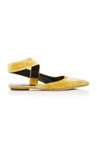 Rosetta Getty Asymmetric Flat Slingback