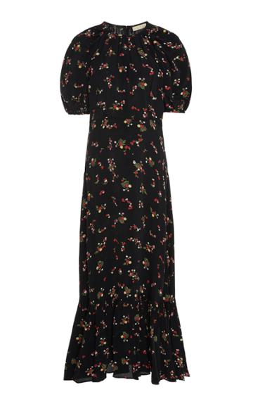 Bytimo Flounce Midi Dress