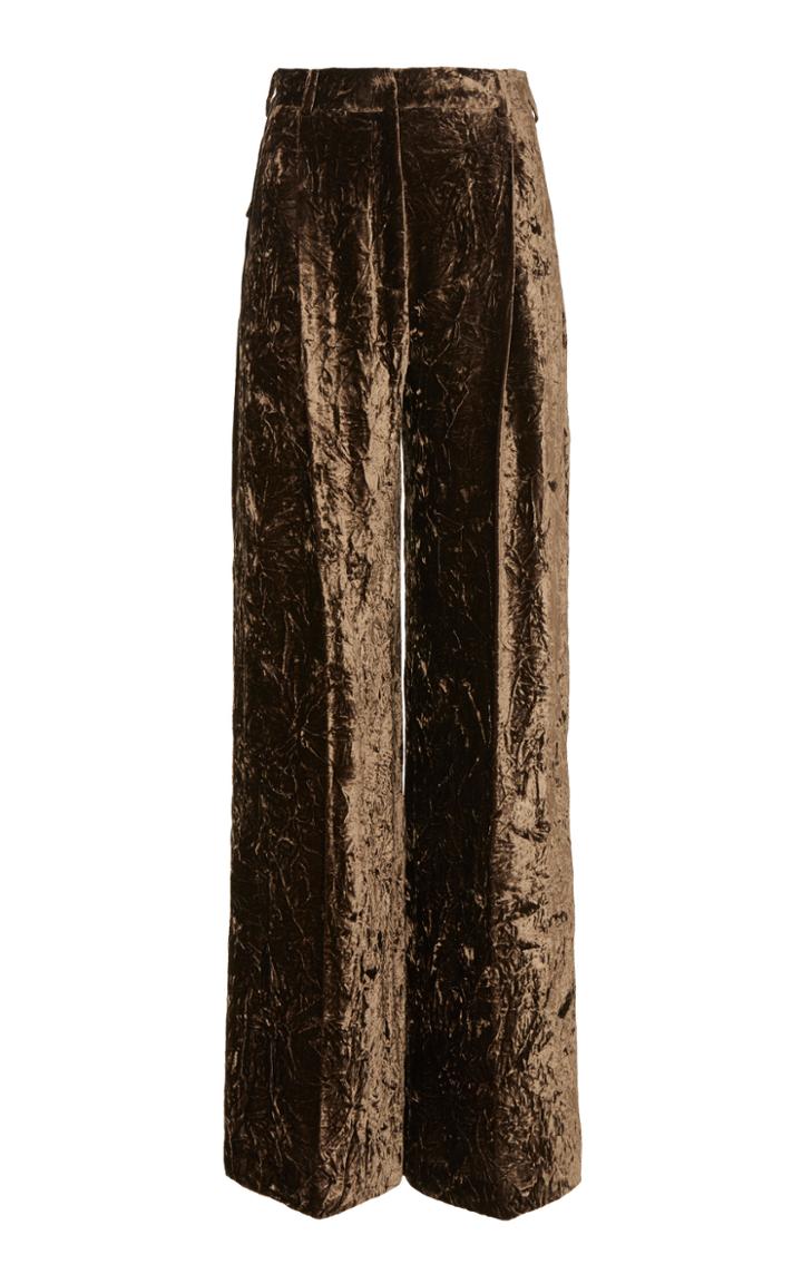 Racil Peter Velvet Wide-leg Trousers
