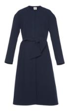 Delpozo Crepe Bow Coat