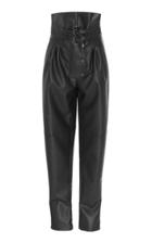 Maison Margiela Pegged High-rise Faux-leather Pants