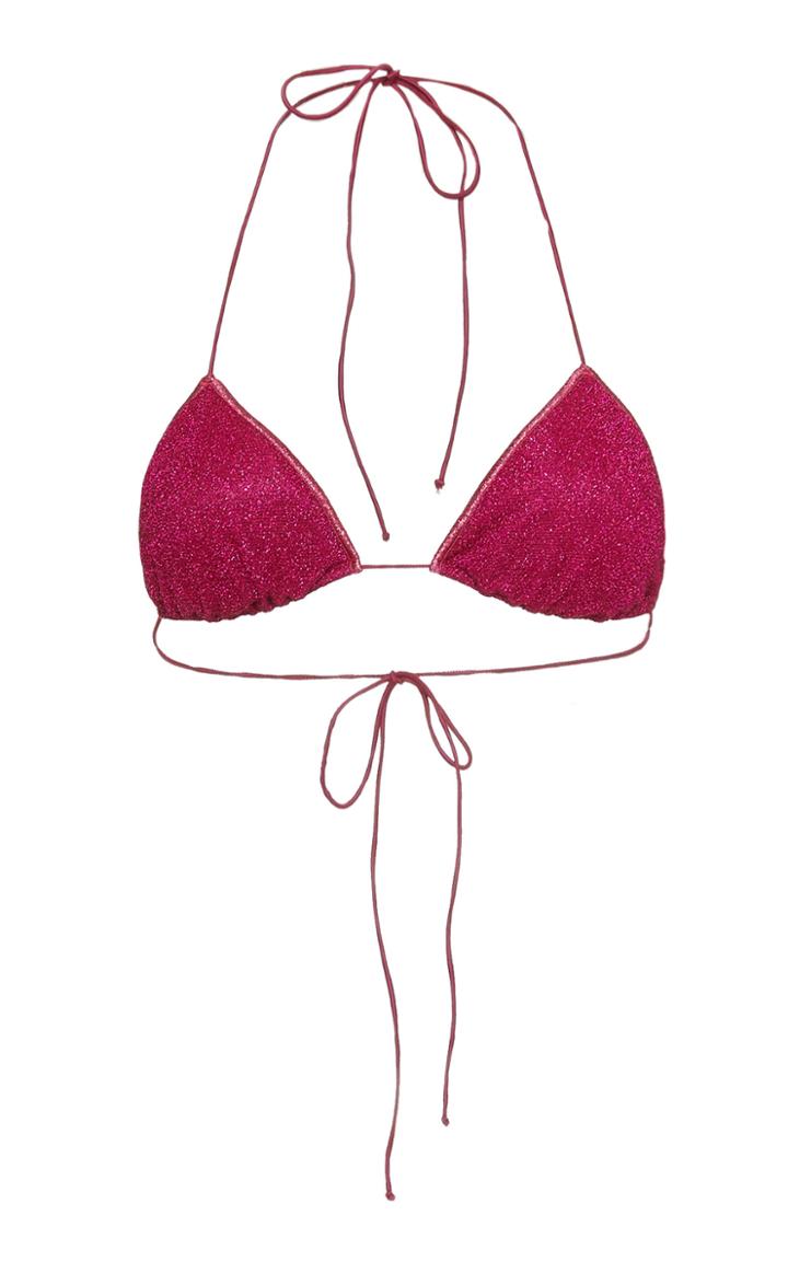 Oseree Triangle Lurex Bikini