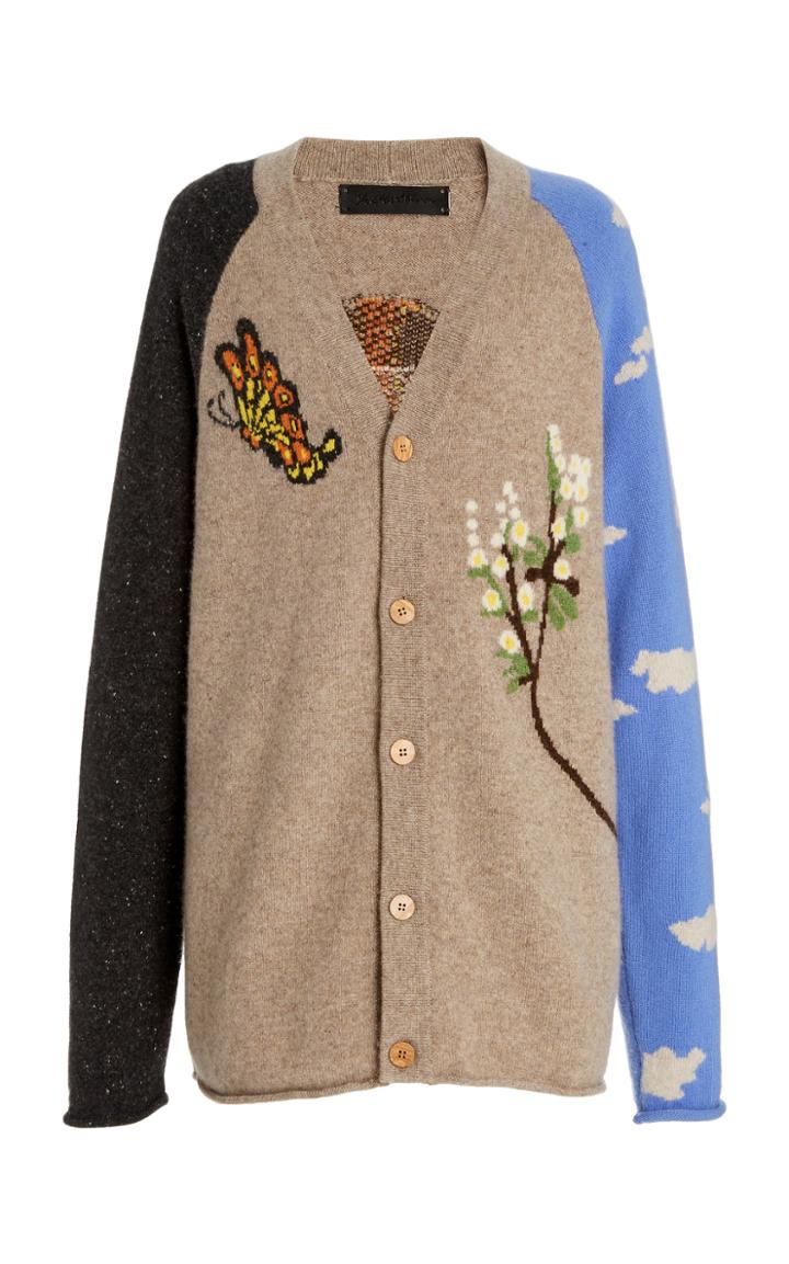 Moda Operandi The Elder Statesman Vortex Jacquard Knit Cardigan