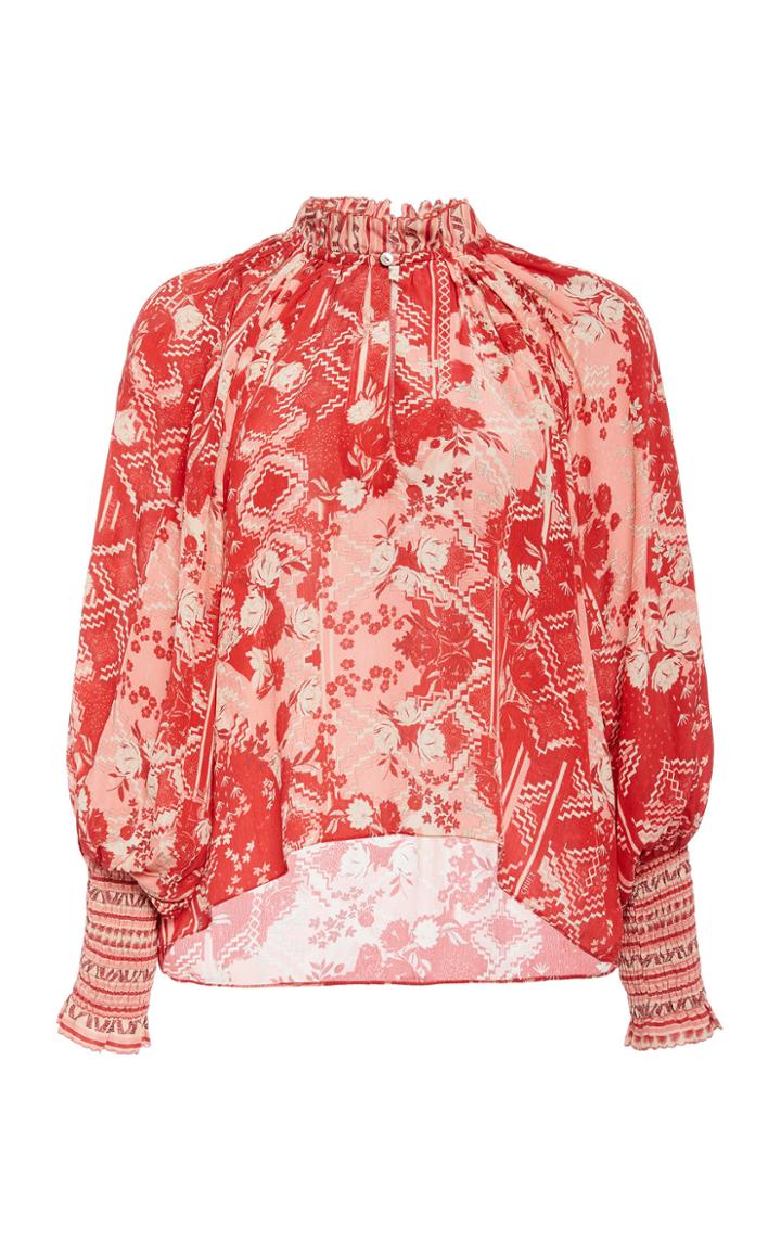 Moda Operandi Chufy Paracas Crepe Blouse Size: Xs
