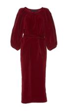 Martin Grant Velvet Balloon Dress