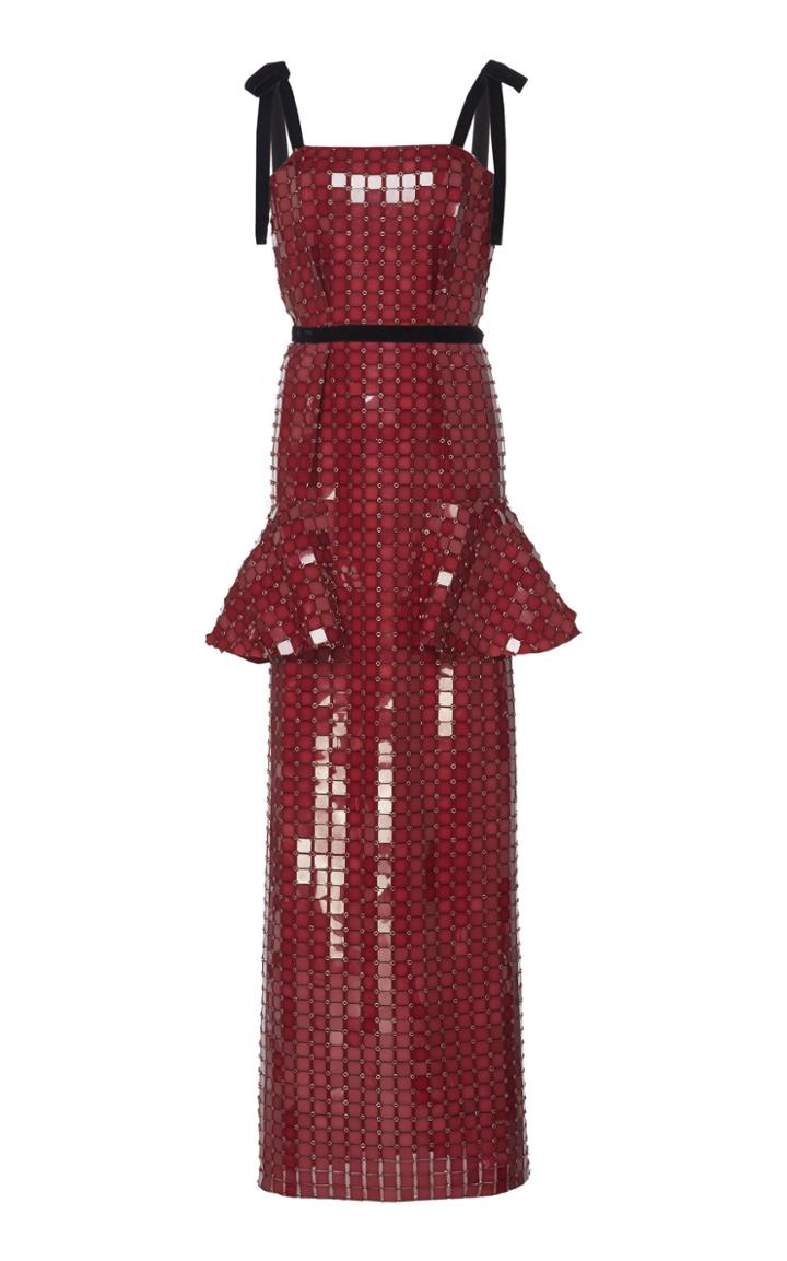 Johanna Ortiz Costumbres Ancestrales Sequined Gown