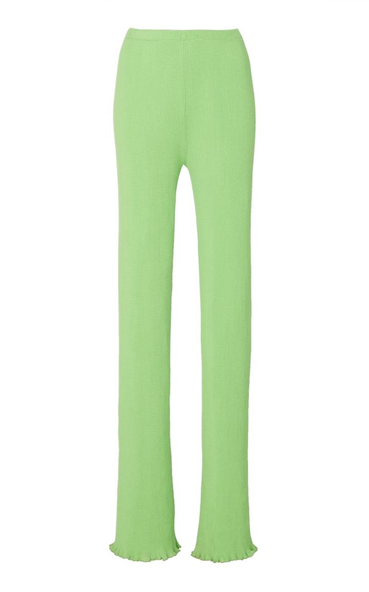 Priscavera Pleated Knit Seamless Pants