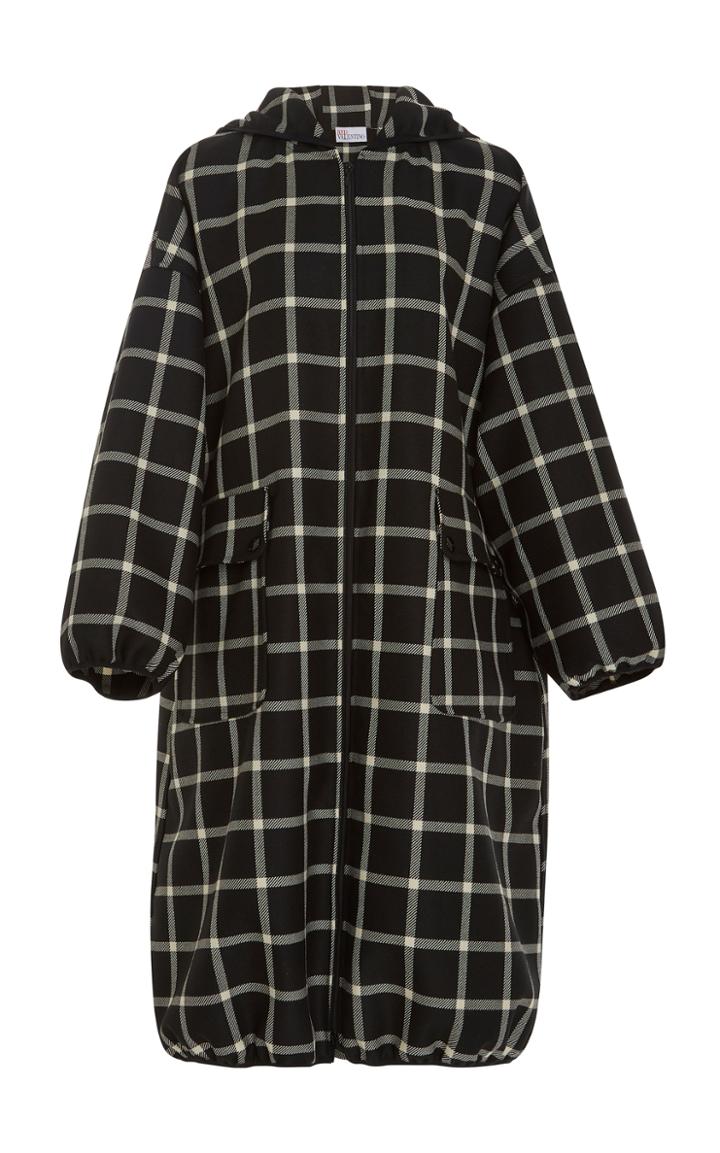 Red Valentino Cavalry Check Oversized Jacket