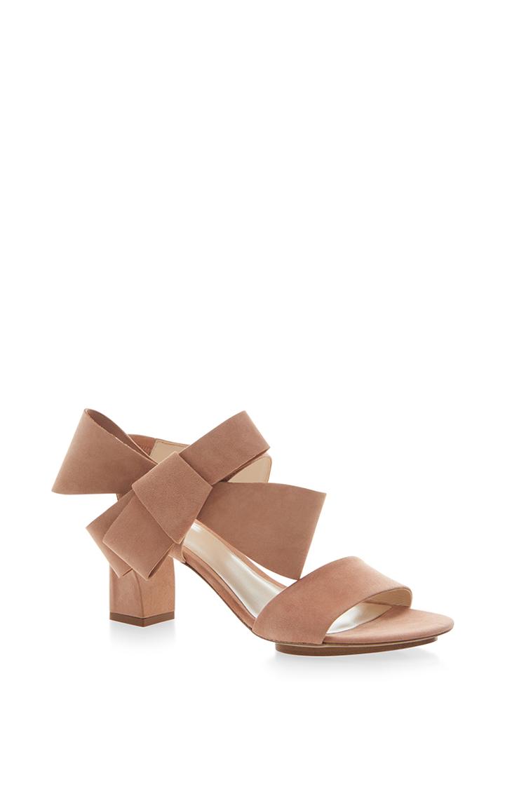 Delpozo Bow Sandal With High Heel