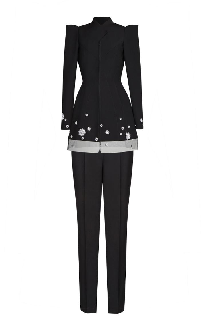 Yanina Demi Couture Wool Suit
