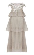 Razan Alazzouni Sequin Embellished Tulle Coat