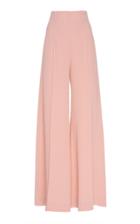 Costarellos Crepe High-waist Pants