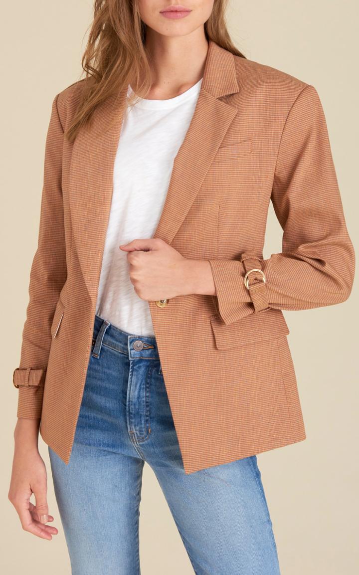 Moda Operandi Veronica Beard Amadi Dickey Linen-blend Blazer