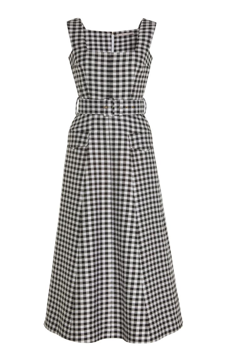 Emilia Wickstead Gingham Belted Dress