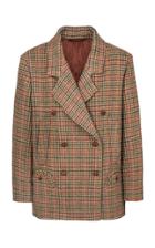 Moda Operandi Blaz Milano Flying Fox Sealady Wool Check Blazer