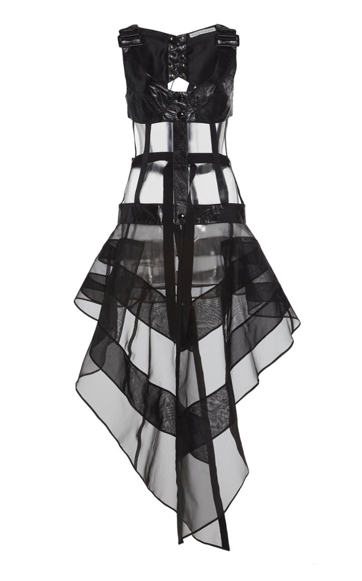 Olivier Theyskens Naper Harness Leather Dress