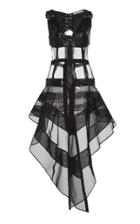 Olivier Theyskens Naper Harness Leather Dress