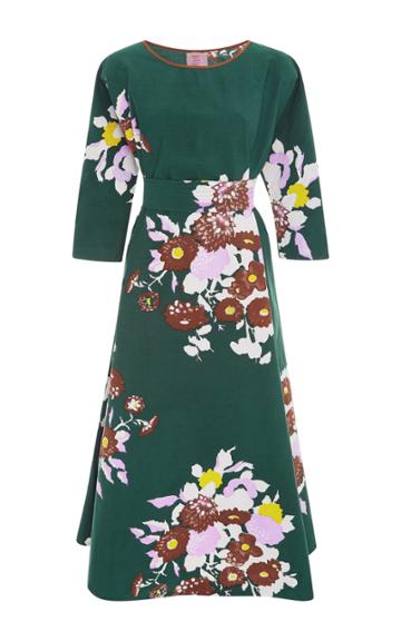 Yvonne S Floral A-line Dress
