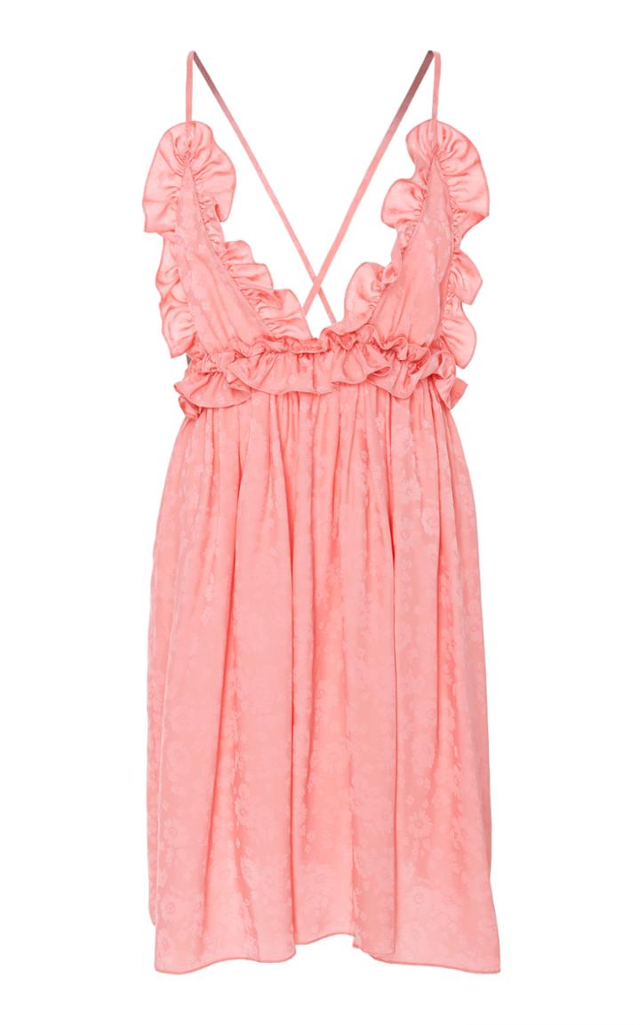 Jill Stuart Luisa Floral Jacquard Mini Dress