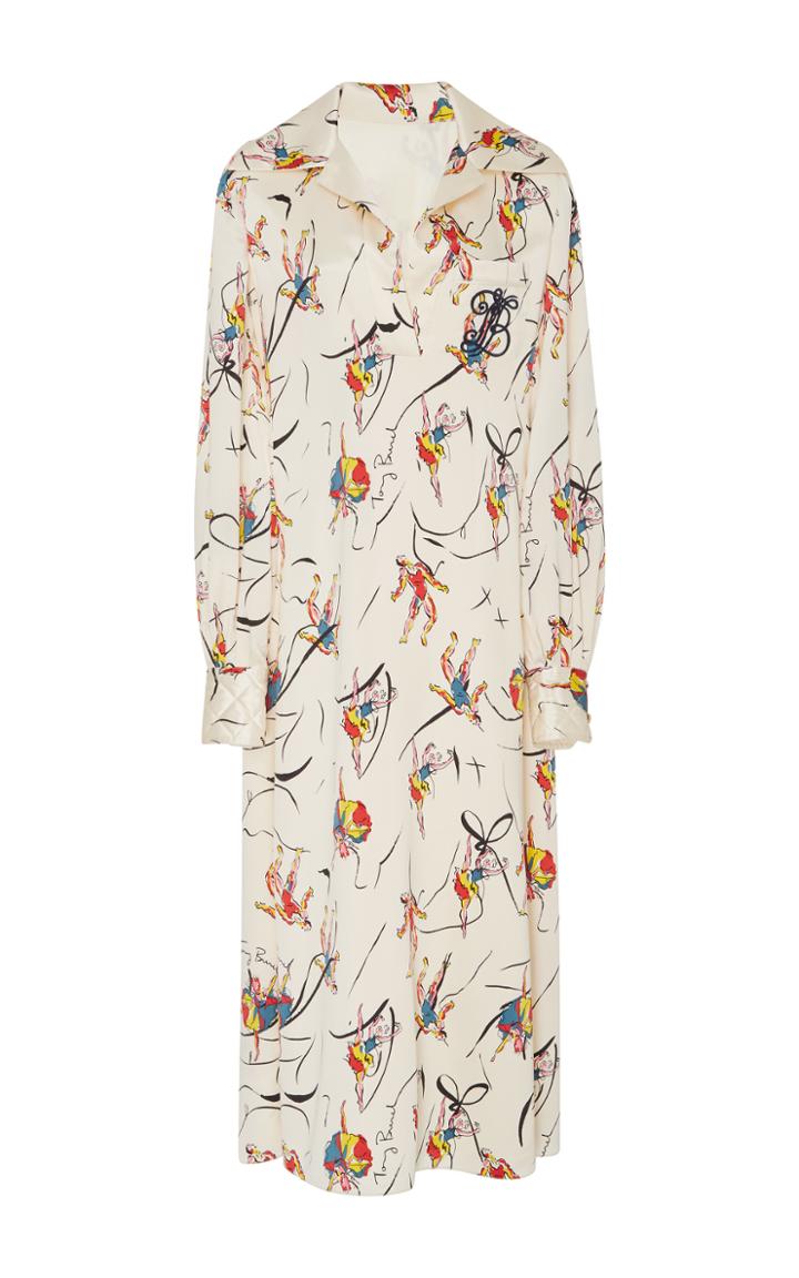 Tory Burch Vance Silk Satin Dress