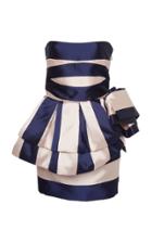 Leal Daccarett Lula Strapless Satin Dress