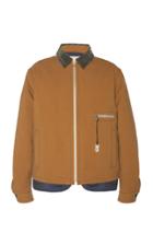 Federico Curradi Artisan Canvas Layered Workwear Jacket Size: 48
