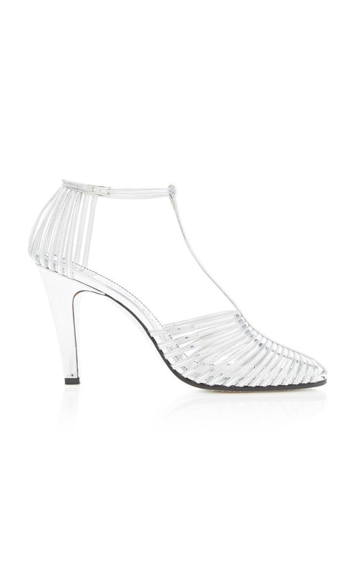 Givenchy Metallic Leather Pumps