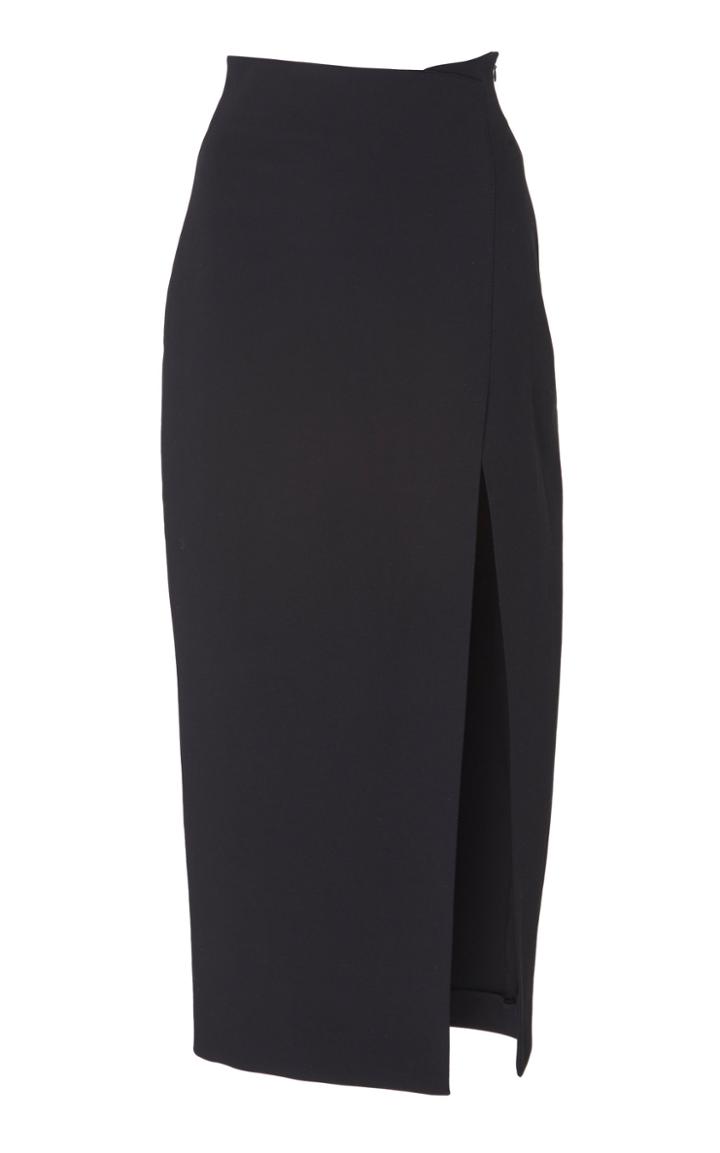 A.w.a.k.e. Slit Cotton Pencil Skirt